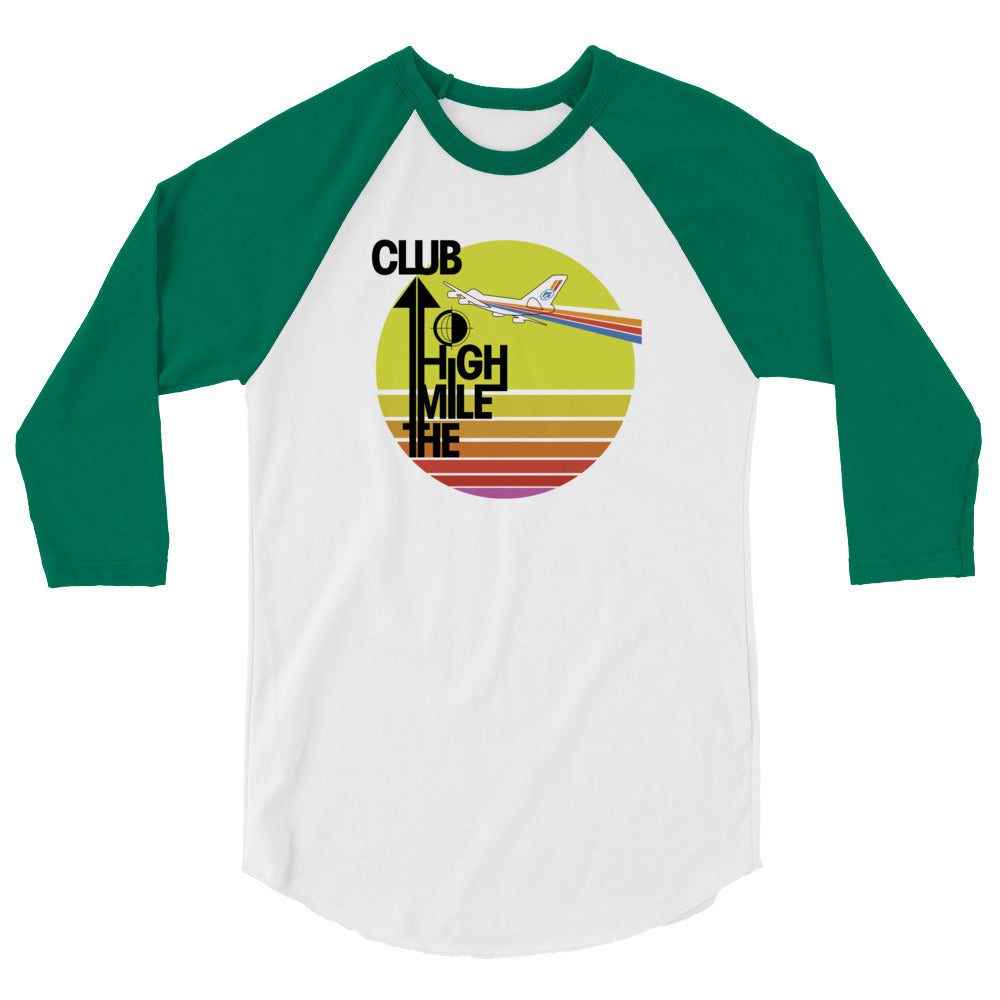 Retro "Mile High Club" Raglan Tee - Unisex - 6 COLORS