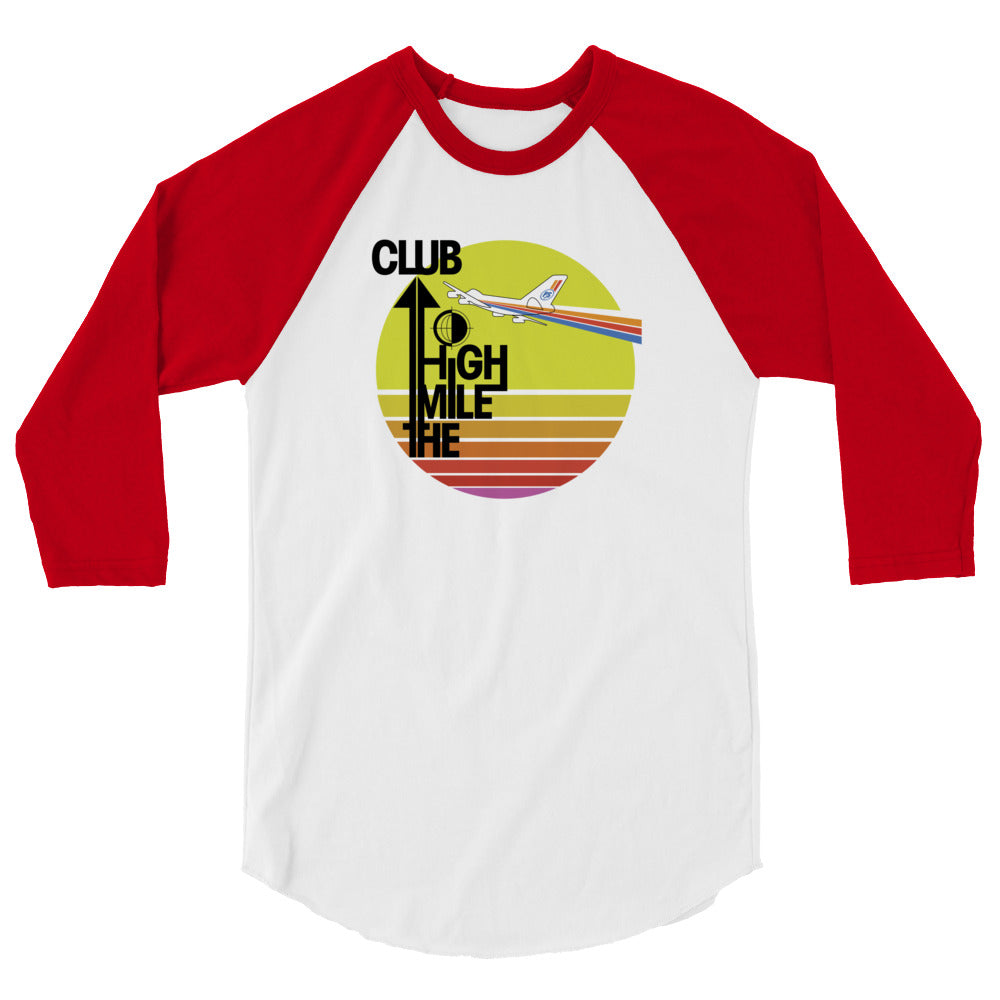 Retro "Mile High Club" Raglan Tee - Unisex - 6 COLORS
