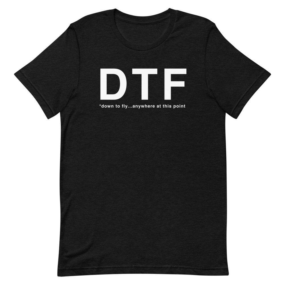 "DOWN TO FLY" Tee - UNISEX - 6 COLORS