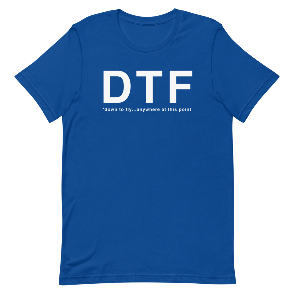 "DOWN TO FLY" Tee - UNISEX - 6 COLORS