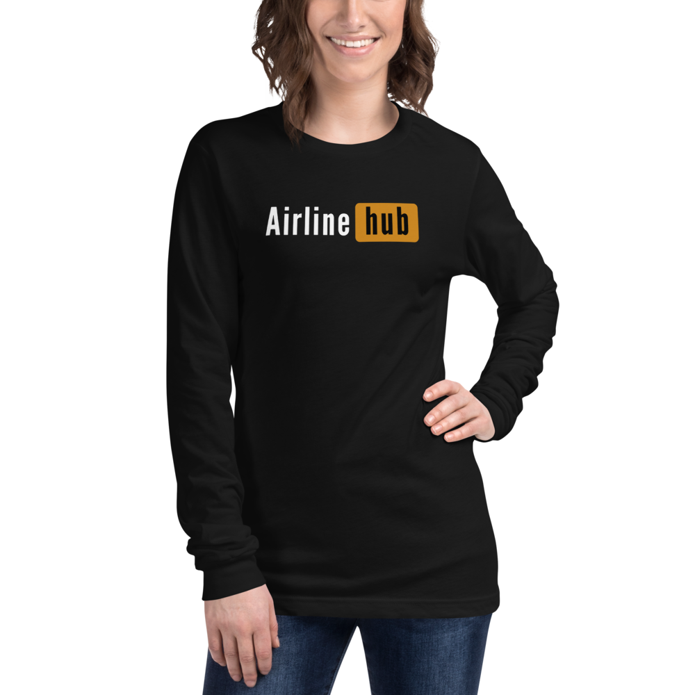 Passenger Shaming "Airline Hub" Long Sleeve Tee - UNISEX - 2 COLORS