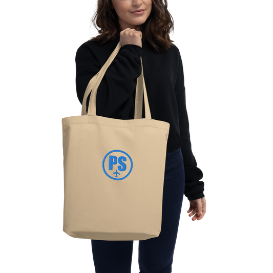 PS Logo Embroidered Eco Tote Bag