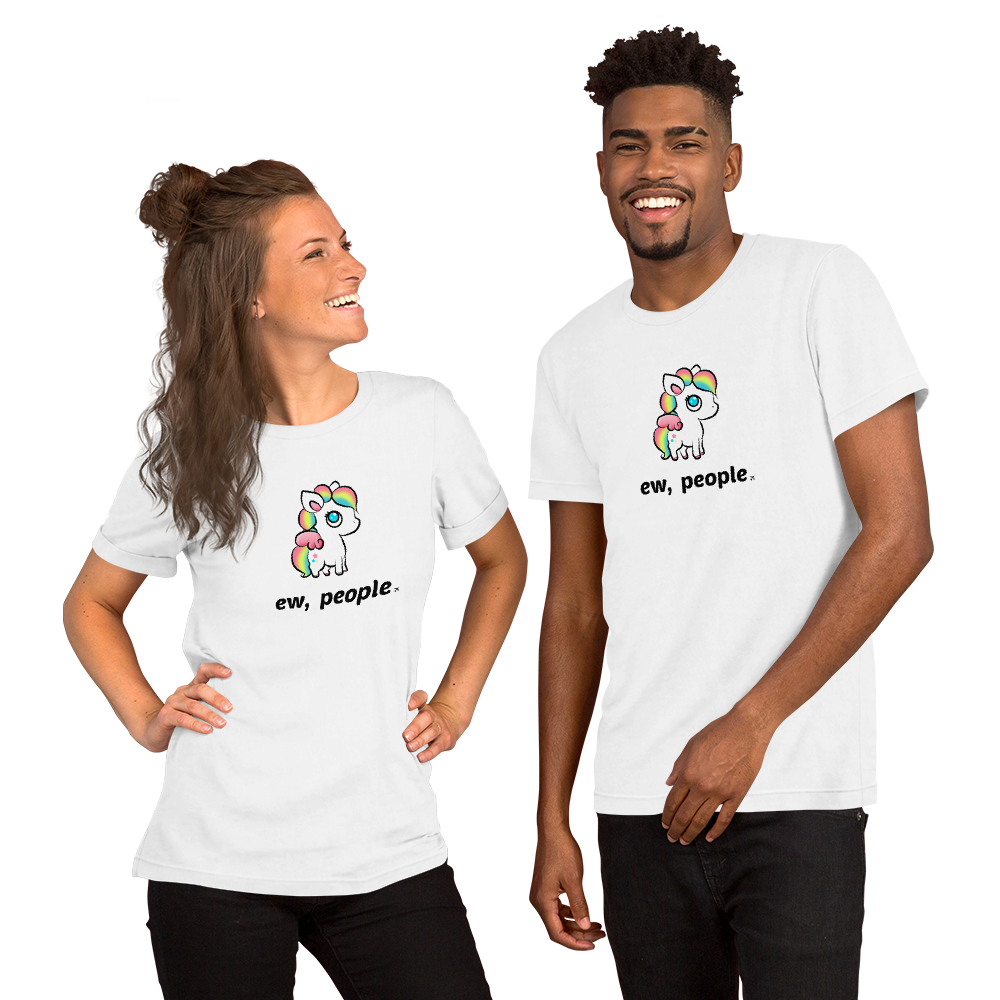 Passenger Shaming "Ew People" Unicorn Tee - UNISEX - 9 COLORS
