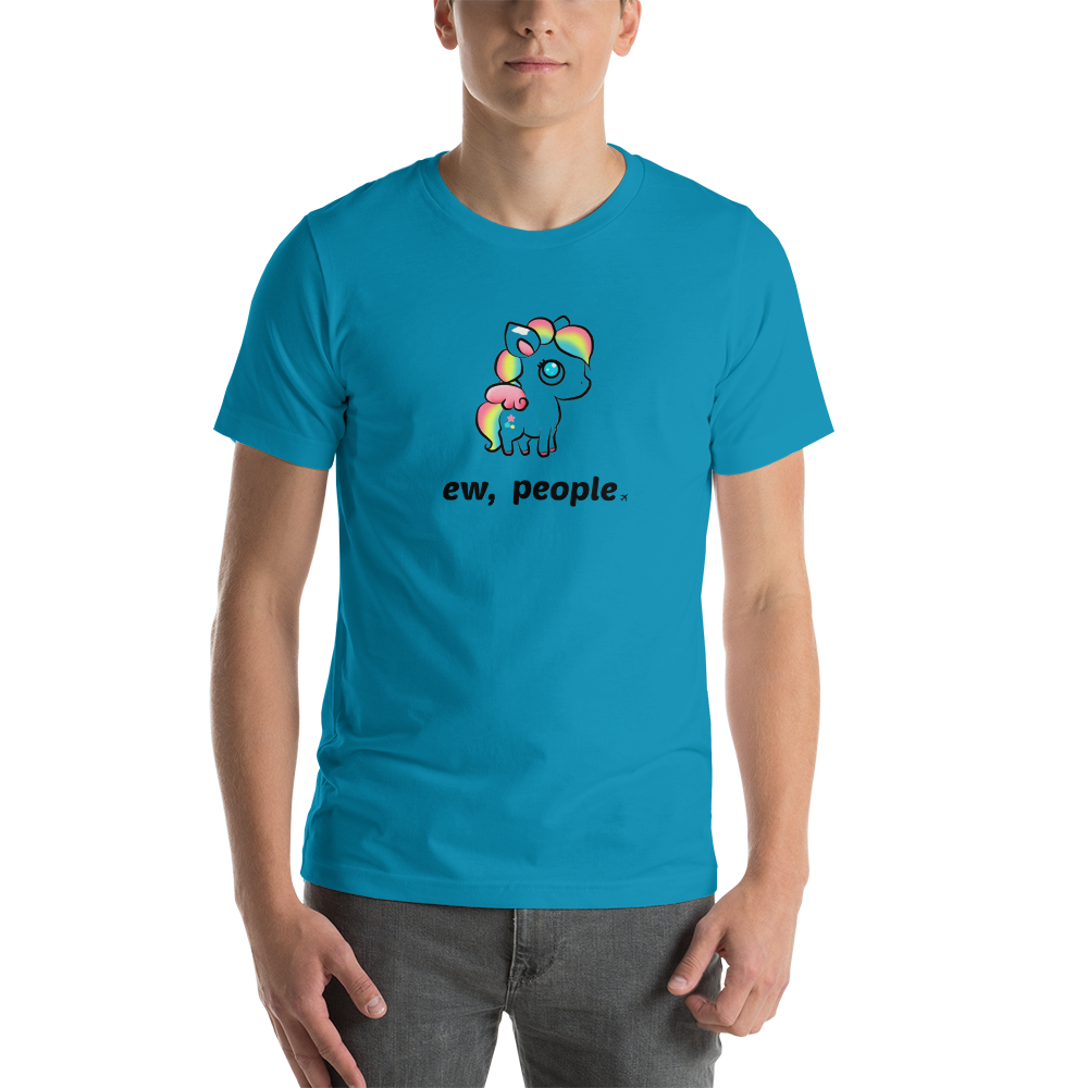 Passenger Shaming "Ew People" Unicorn Tee - UNISEX - 9 COLORS