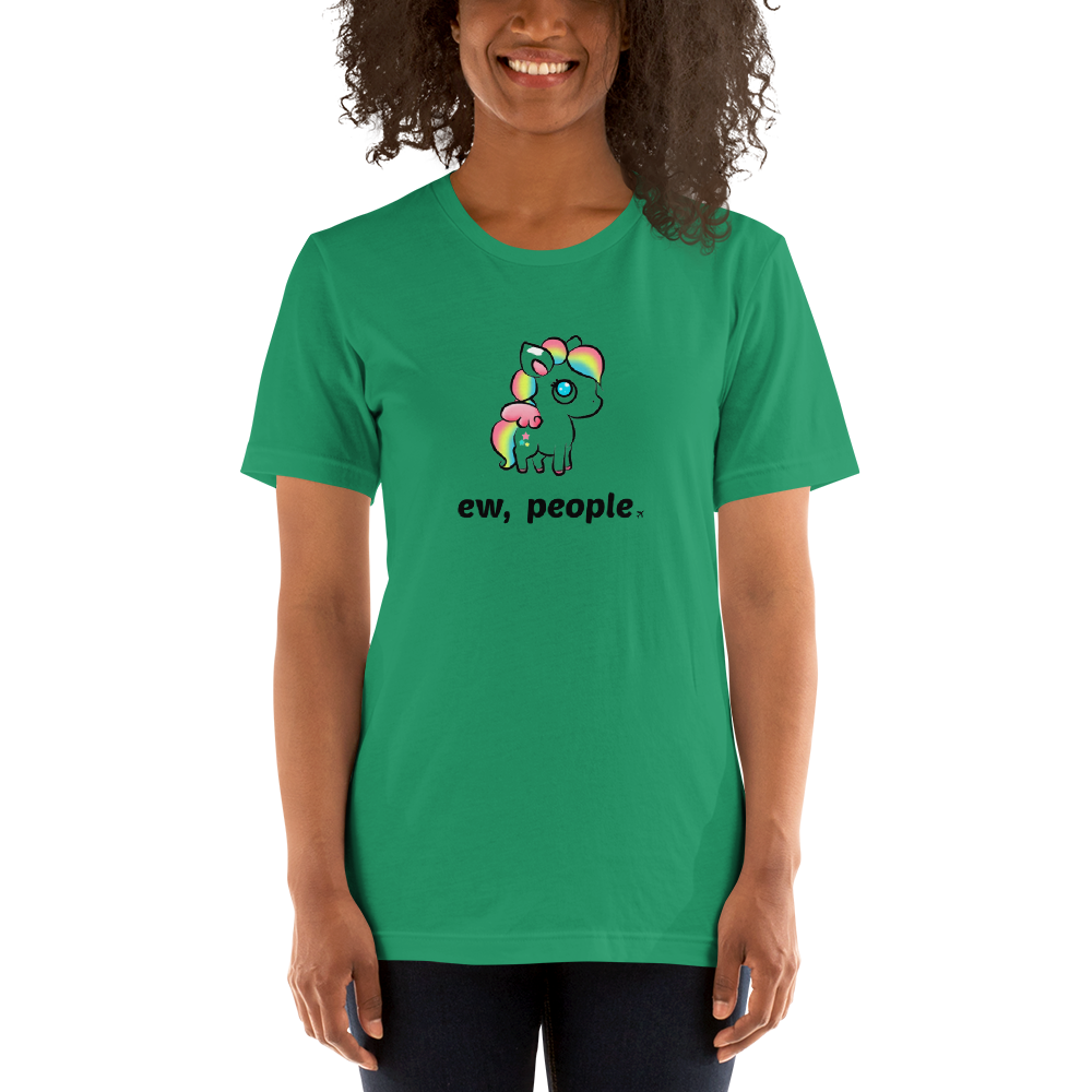 Passenger Shaming "Ew People" Unicorn Tee - UNISEX - 9 COLORS