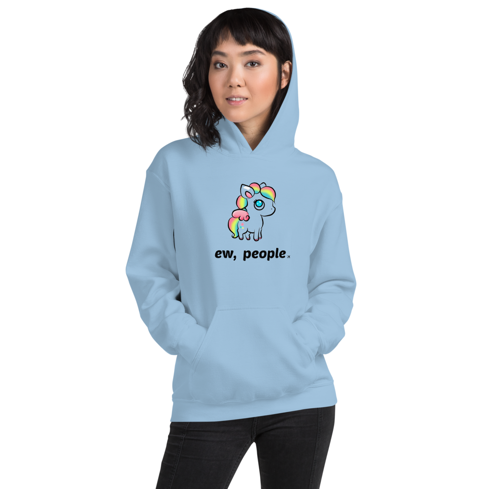 Passenger Shaming "Ew People" Unicorn Hoodie - UNISEX - 6 COLORS