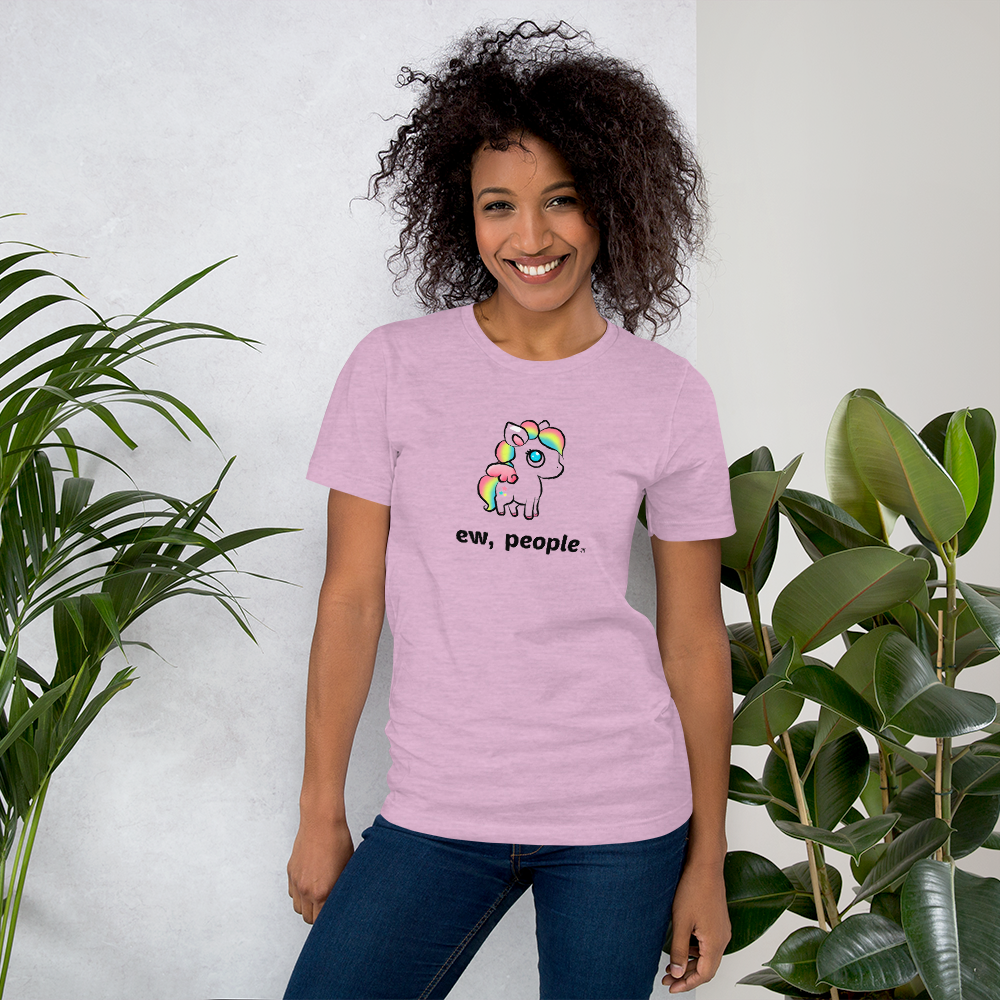 Passenger Shaming "Ew People" Unicorn Tee - UNISEX - 9 COLORS