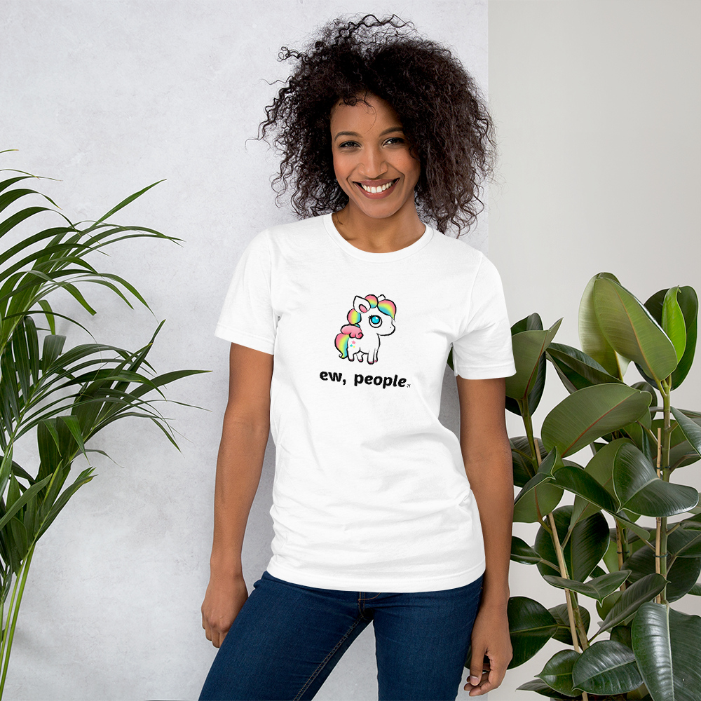 Passenger Shaming "Ew People" Unicorn Tee - UNISEX - 9 COLORS