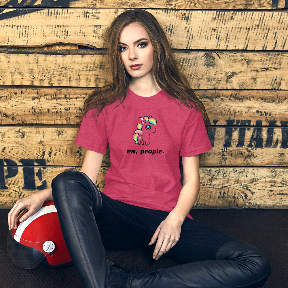Passenger Shaming "Ew People" Unicorn Tee - UNISEX - 9 COLORS