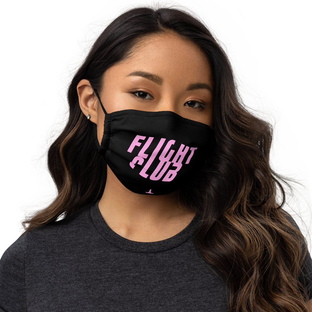 Passenger Shaming "Flight Club" Face Mask (with nose wire)