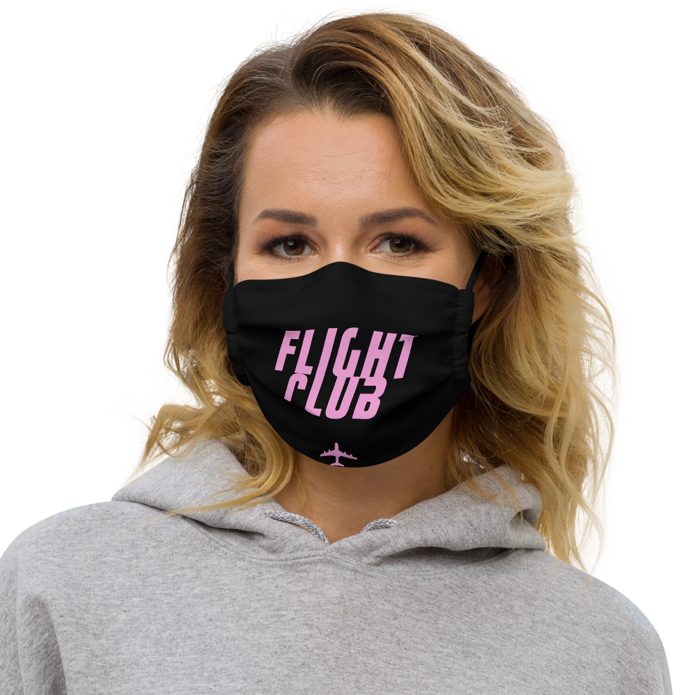 Passenger Shaming "Flight Club" Face Mask (with nose wire)