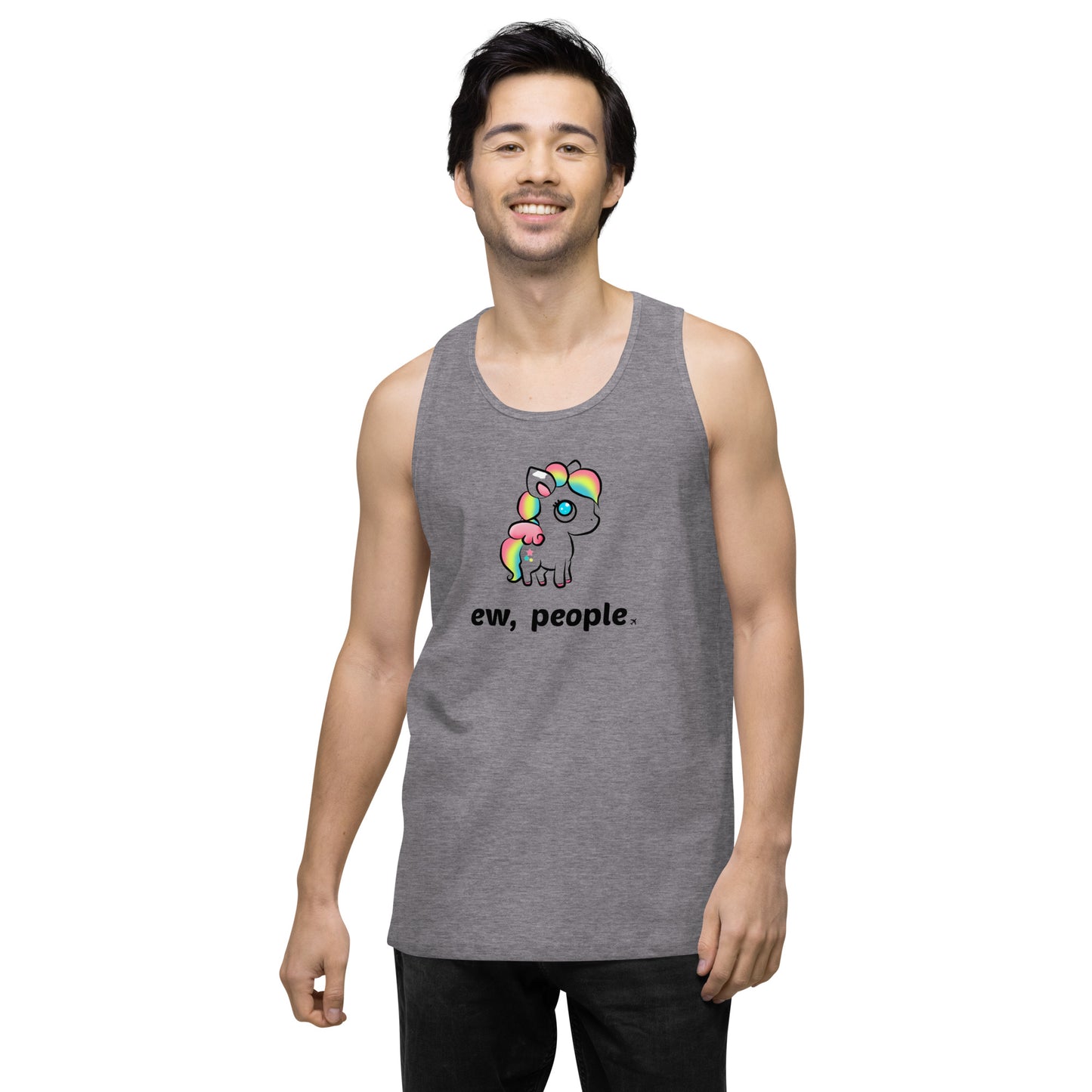 Passenger Shaming "Ew People" Unicorn Tank Top - UNISEX - 4 COLORS