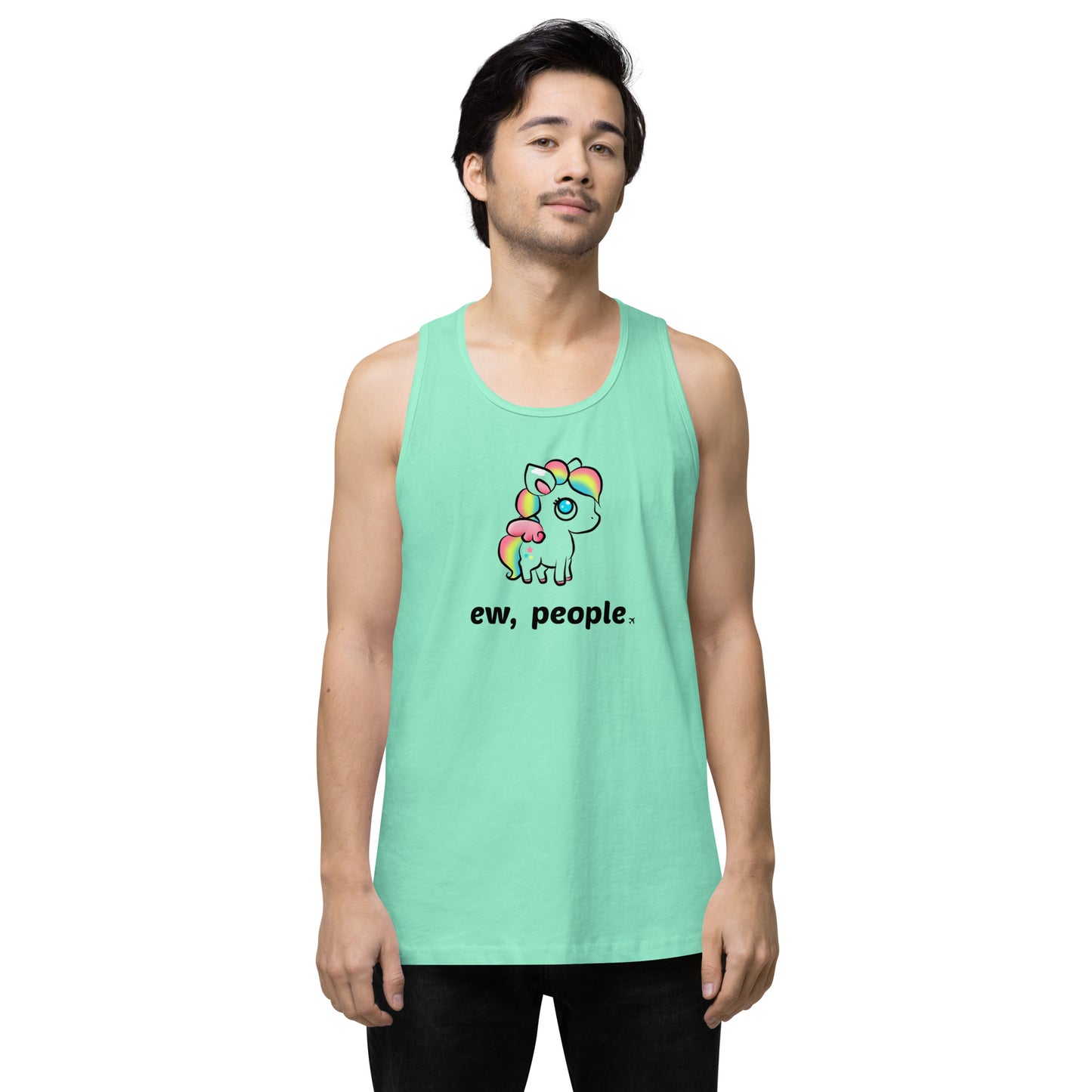 Passenger Shaming "Ew People" Unicorn Tank Top - UNISEX - 4 COLORS