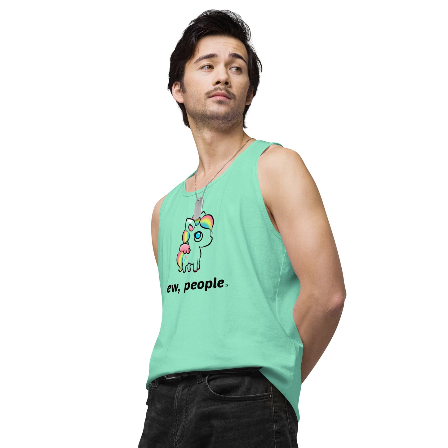 Passenger Shaming "Ew People" Unicorn Tank Top - UNISEX - 4 COLORS