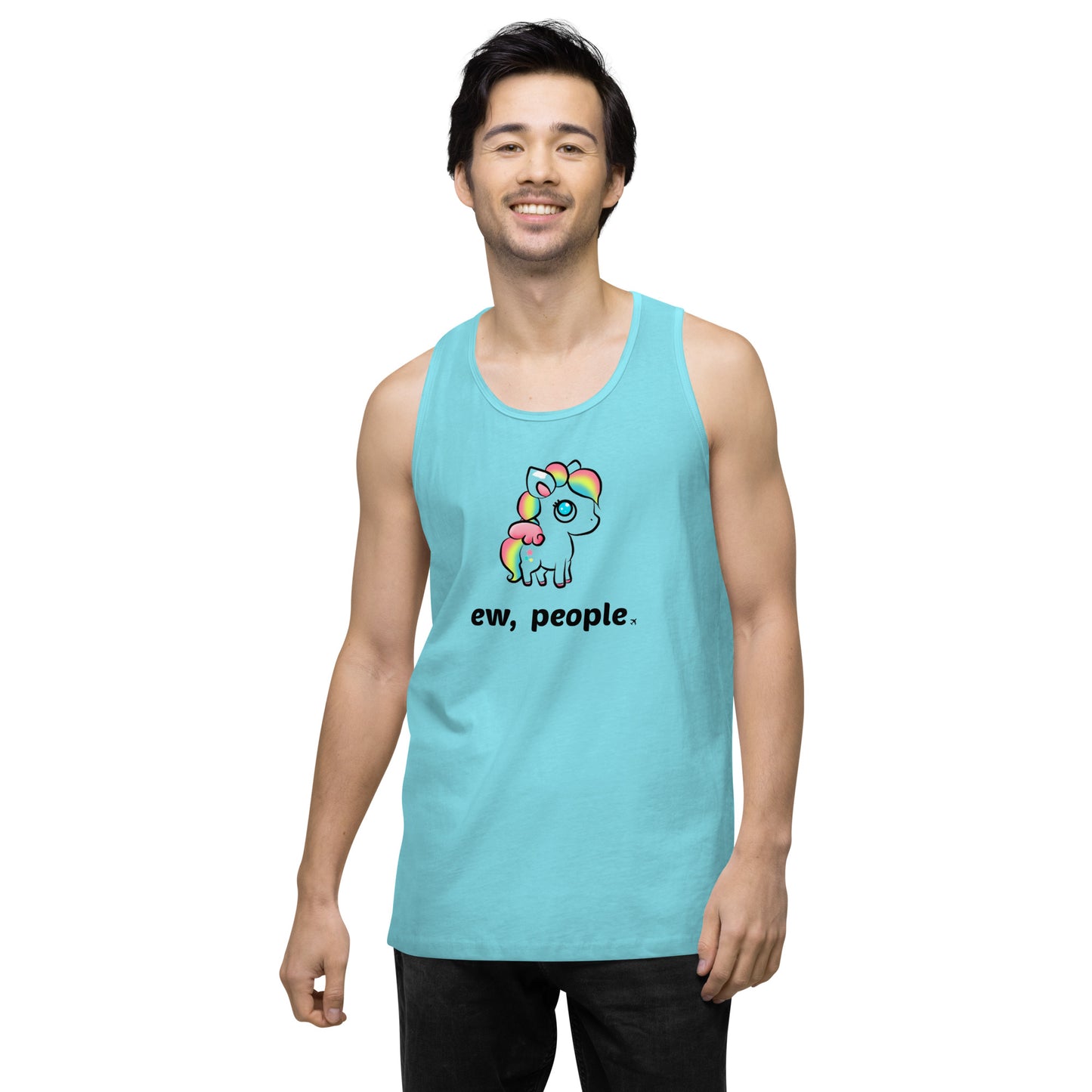 Passenger Shaming "Ew People" Unicorn Tank Top - UNISEX - 4 COLORS