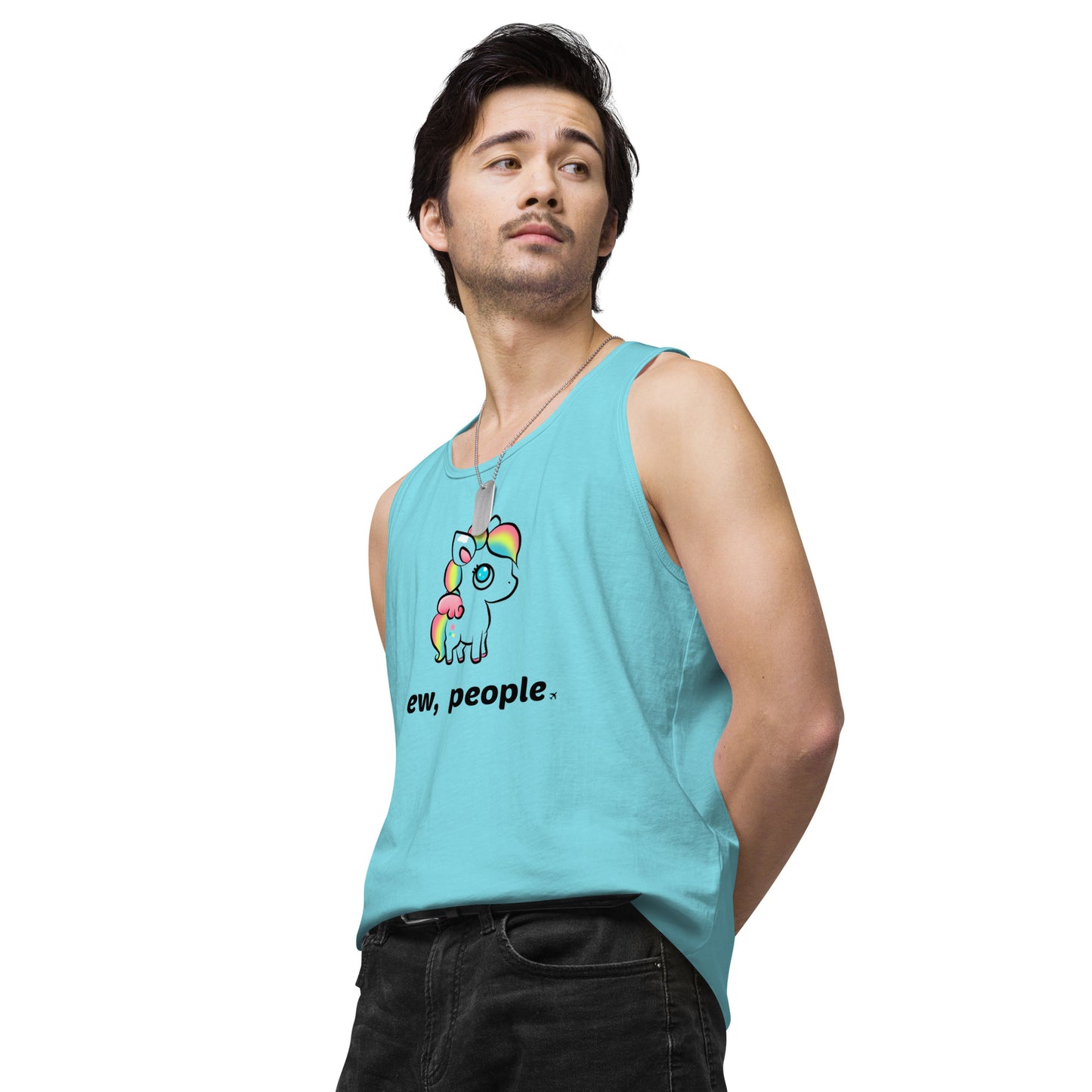 Passenger Shaming "Ew People" Unicorn Tank Top - UNISEX - 4 COLORS
