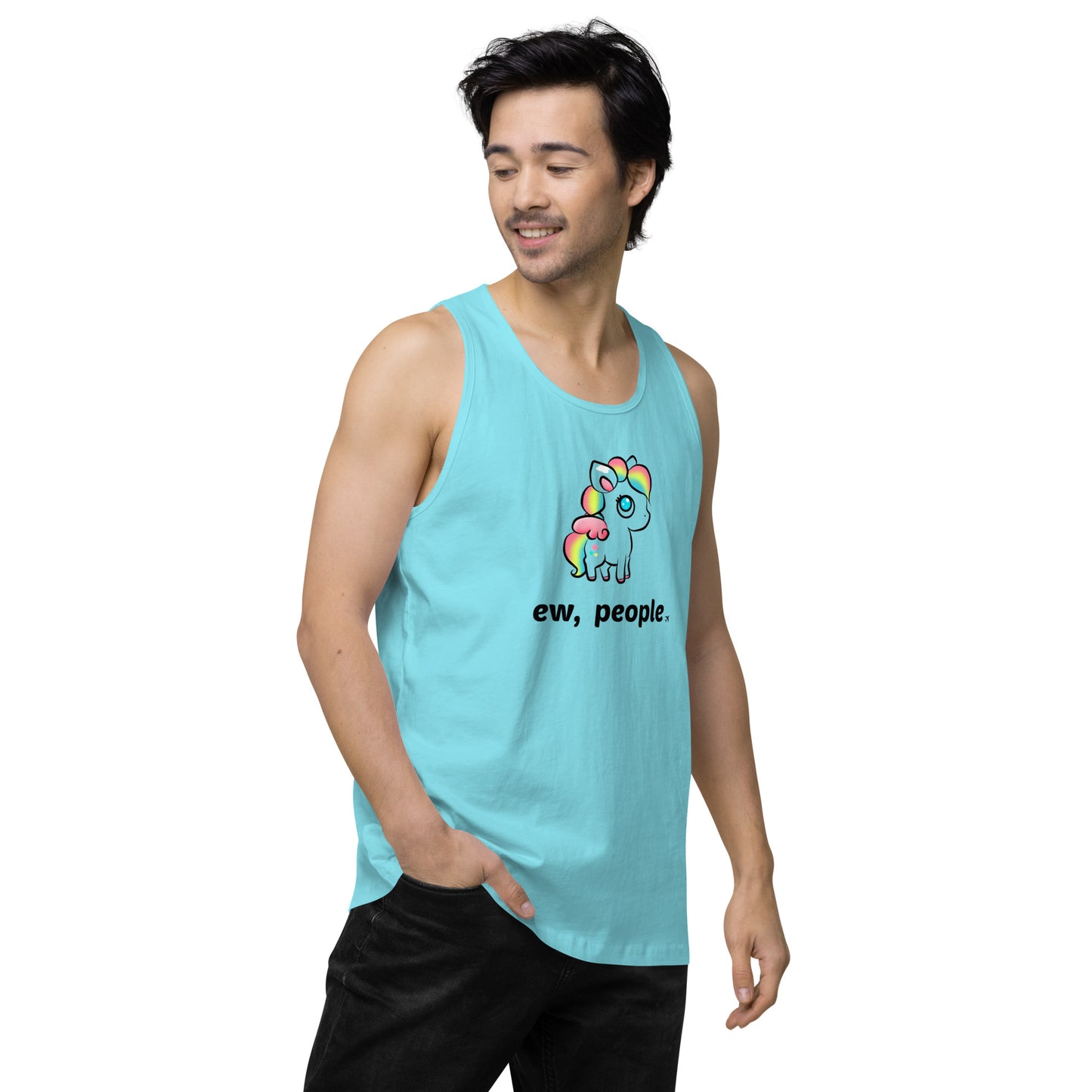 Passenger Shaming "Ew People" Unicorn Tank Top - UNISEX - 4 COLORS