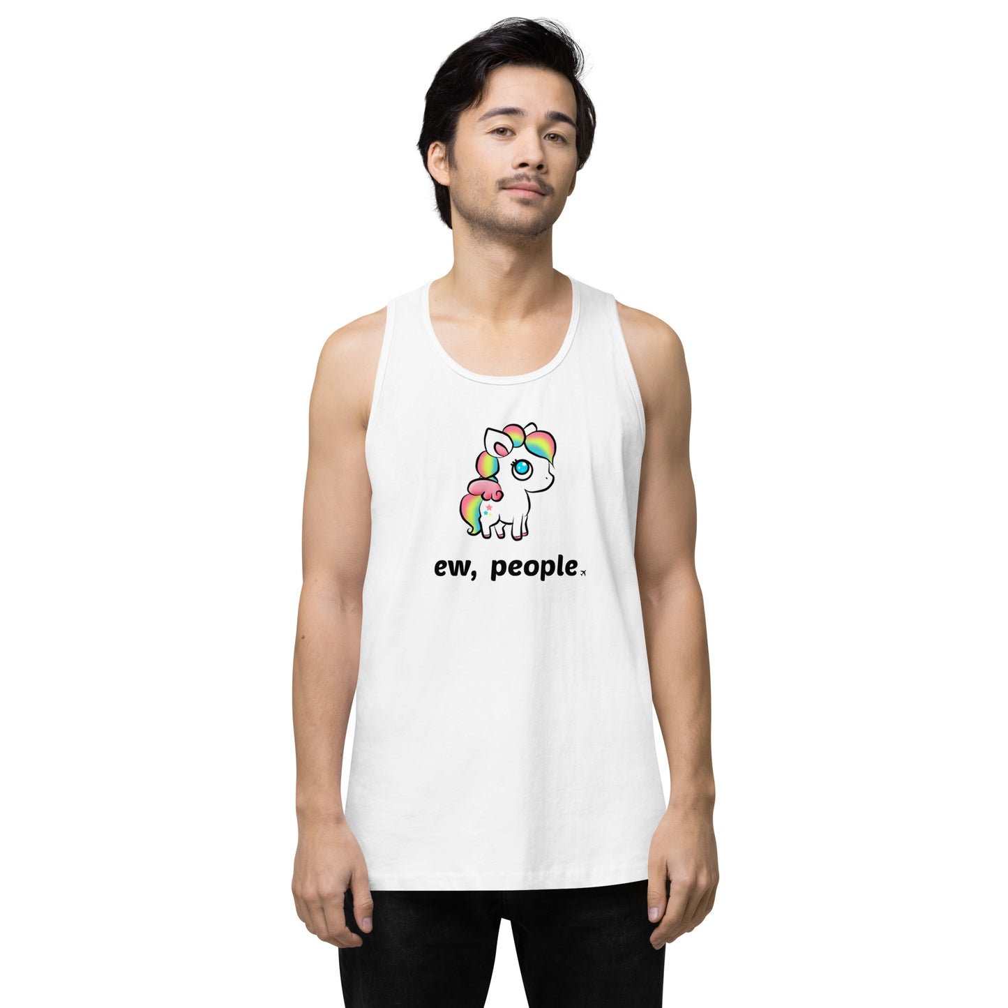 Passenger Shaming "Ew People" Unicorn Tank Top - UNISEX - 4 COLORS