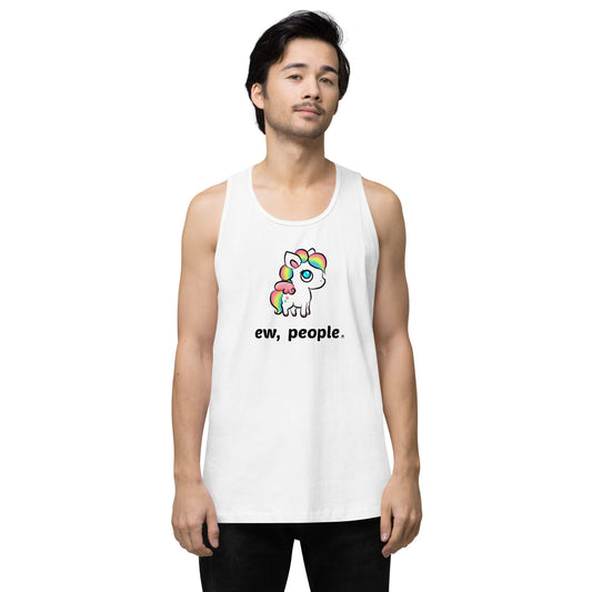 Passenger Shaming "Ew People" Unicorn Tank Top - UNISEX - 4 COLORS