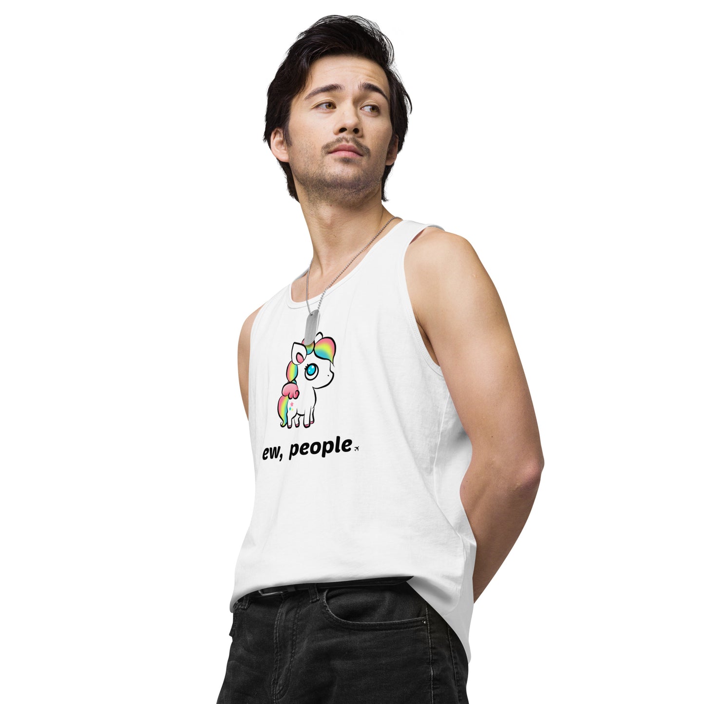 Passenger Shaming "Ew People" Unicorn Tank Top - UNISEX - 4 COLORS