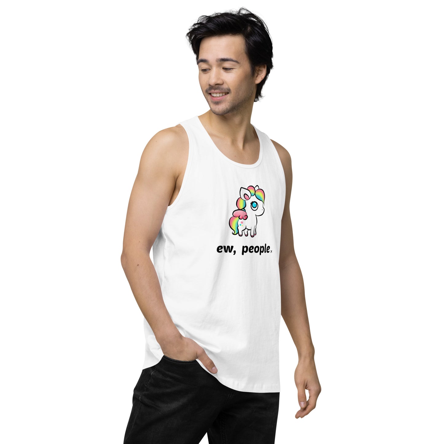 Passenger Shaming "Ew People" Unicorn Tank Top - UNISEX - 4 COLORS