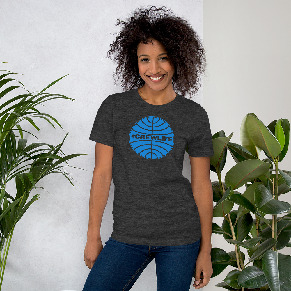Passenger Shaming #CREWLIFE Globe Unisex Tee - 3 COLORS