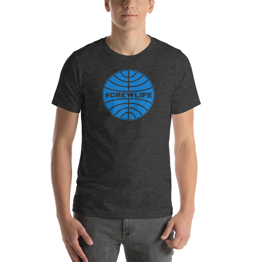 Passenger Shaming #CREWLIFE Globe Unisex Tee - 3 COLORS