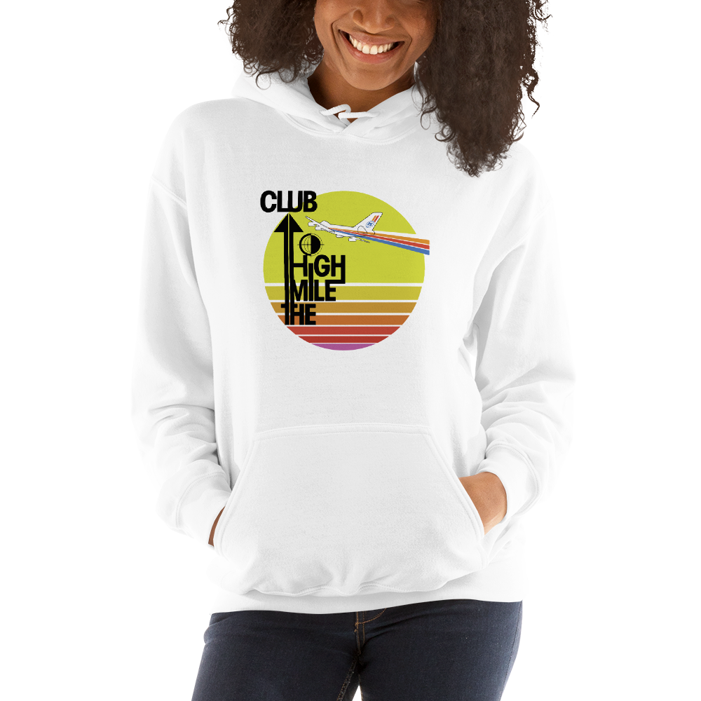 Retro "Mile High Club" Hoodie - UNISEX - 4 COLORS