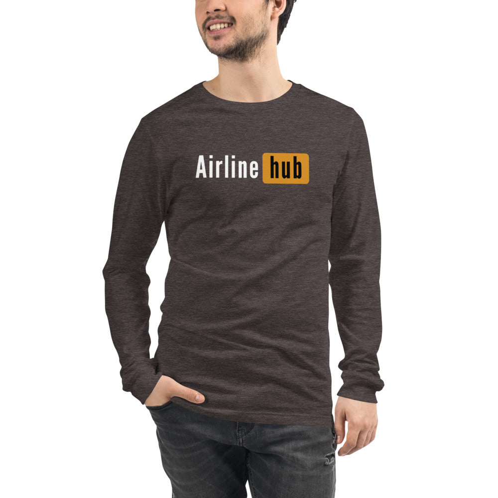 Passenger Shaming "Airline Hub" Long Sleeve Tee - UNISEX - 2 COLORS