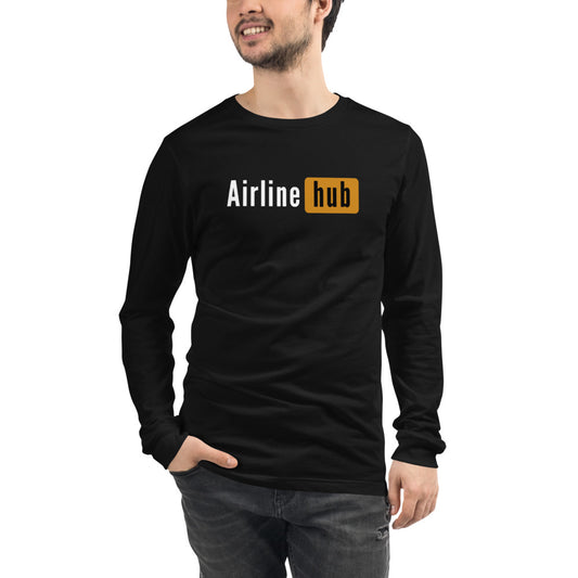 Passenger Shaming "Airline Hub" Long Sleeve Tee - UNISEX - 2 COLORS