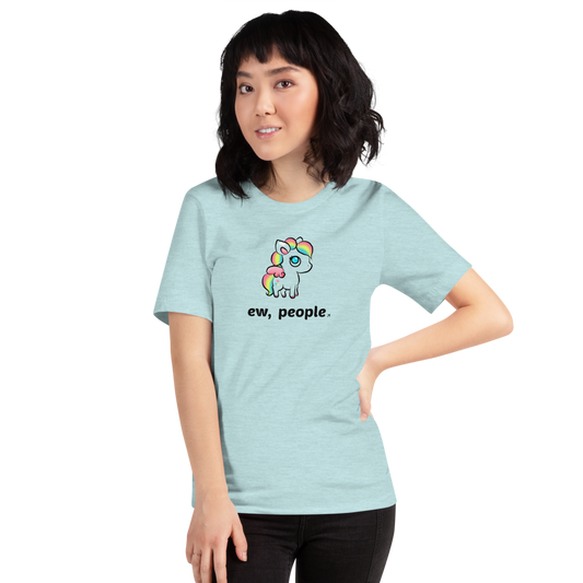 Passenger Shaming "Ew People" Unicorn Tee - UNISEX - 9 COLORS