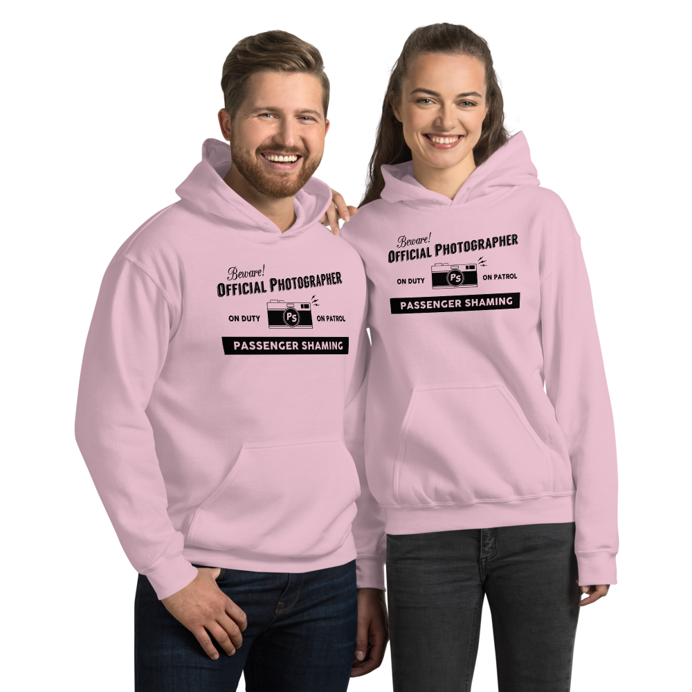 Official Passenger Shaming Photographer Hoodie - UNISEX - 8 COLORS