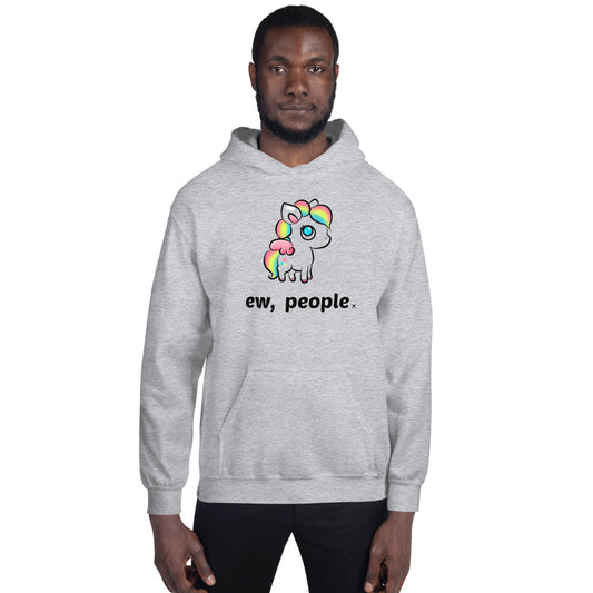 Passenger Shaming "Ew People" Unicorn Hoodie - UNISEX - 6 COLORS