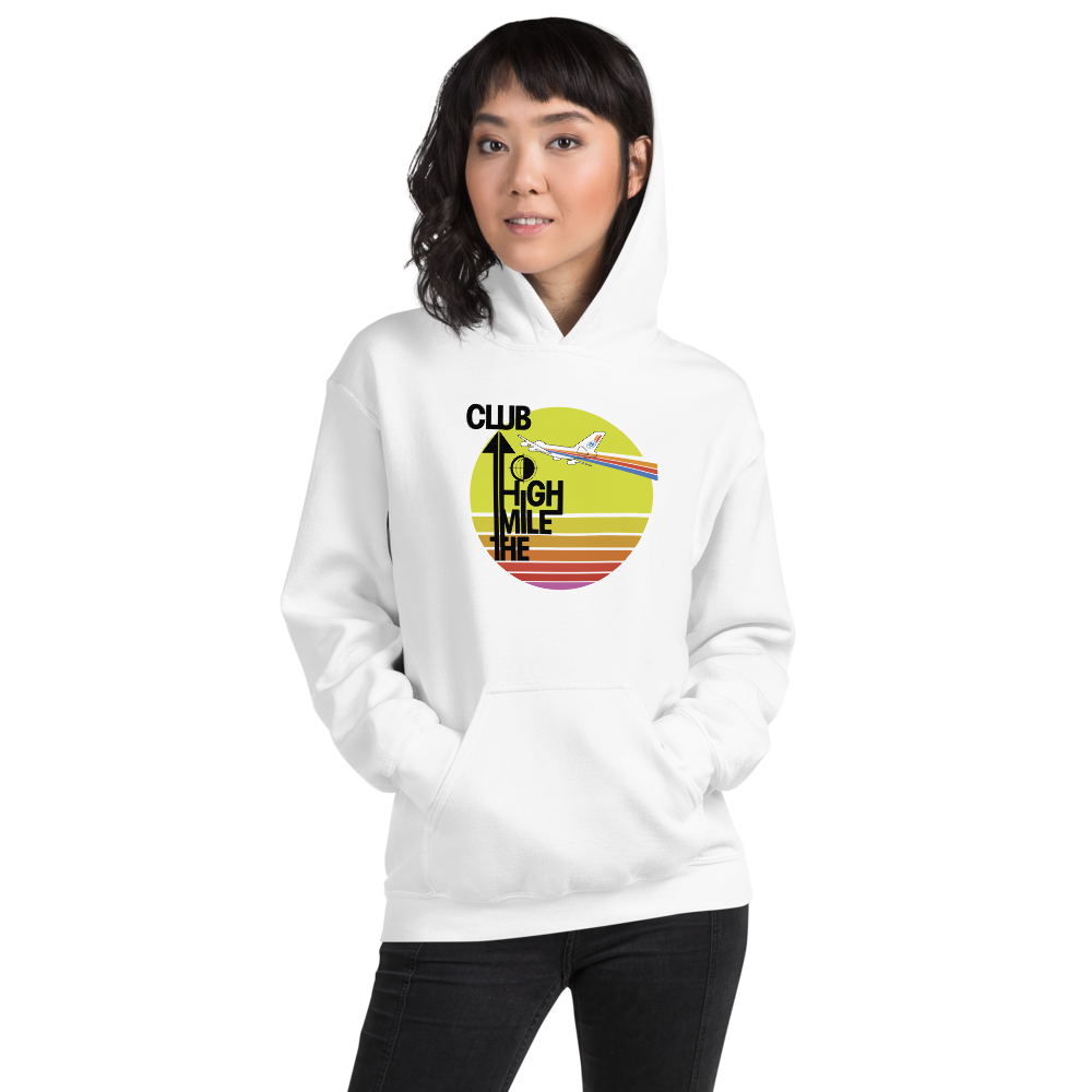 Retro "Mile High Club" Hoodie - UNISEX - 4 COLORS