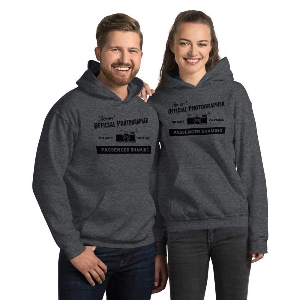 Official Passenger Shaming Photographer Hoodie - UNISEX - 8 COLORS