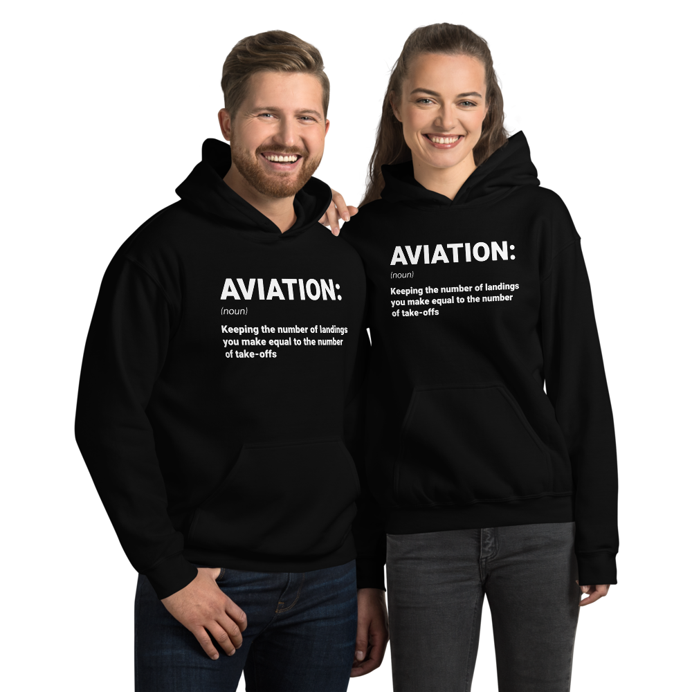 "AVIATION" Defined Hoodie - UNISEX - 4 COLORS