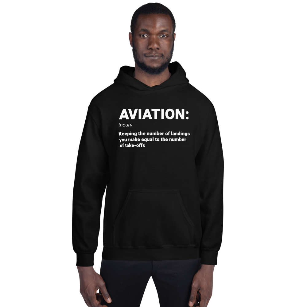 "AVIATION" Defined Hoodie - UNISEX - 4 COLORS