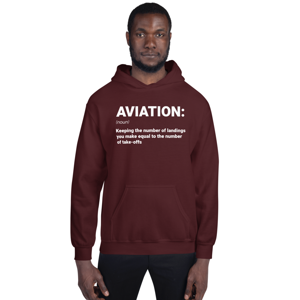 "AVIATION" Defined Hoodie - UNISEX - 4 COLORS