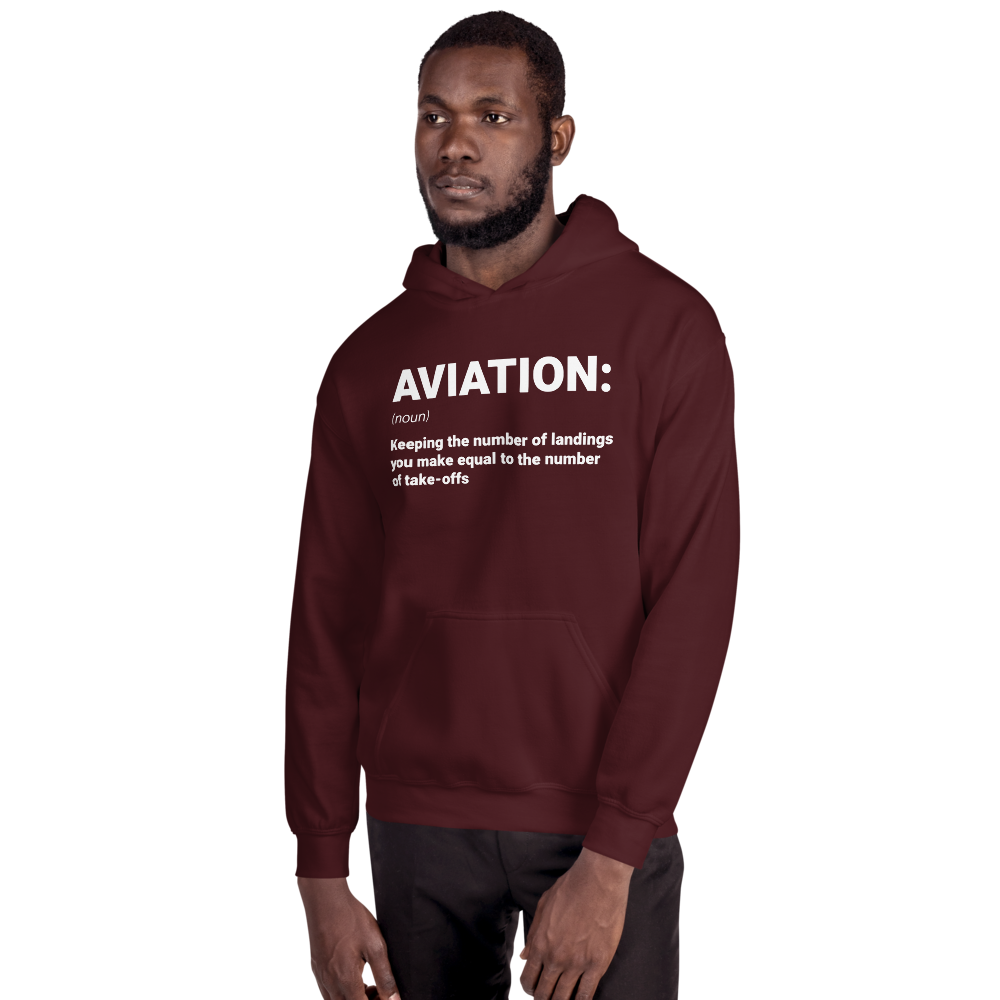 "AVIATION" Defined Hoodie - UNISEX - 4 COLORS