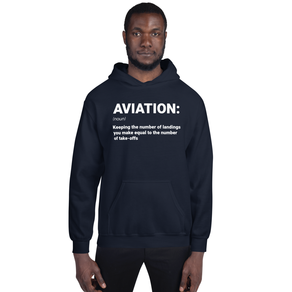 "AVIATION" Defined Hoodie - UNISEX - 4 COLORS