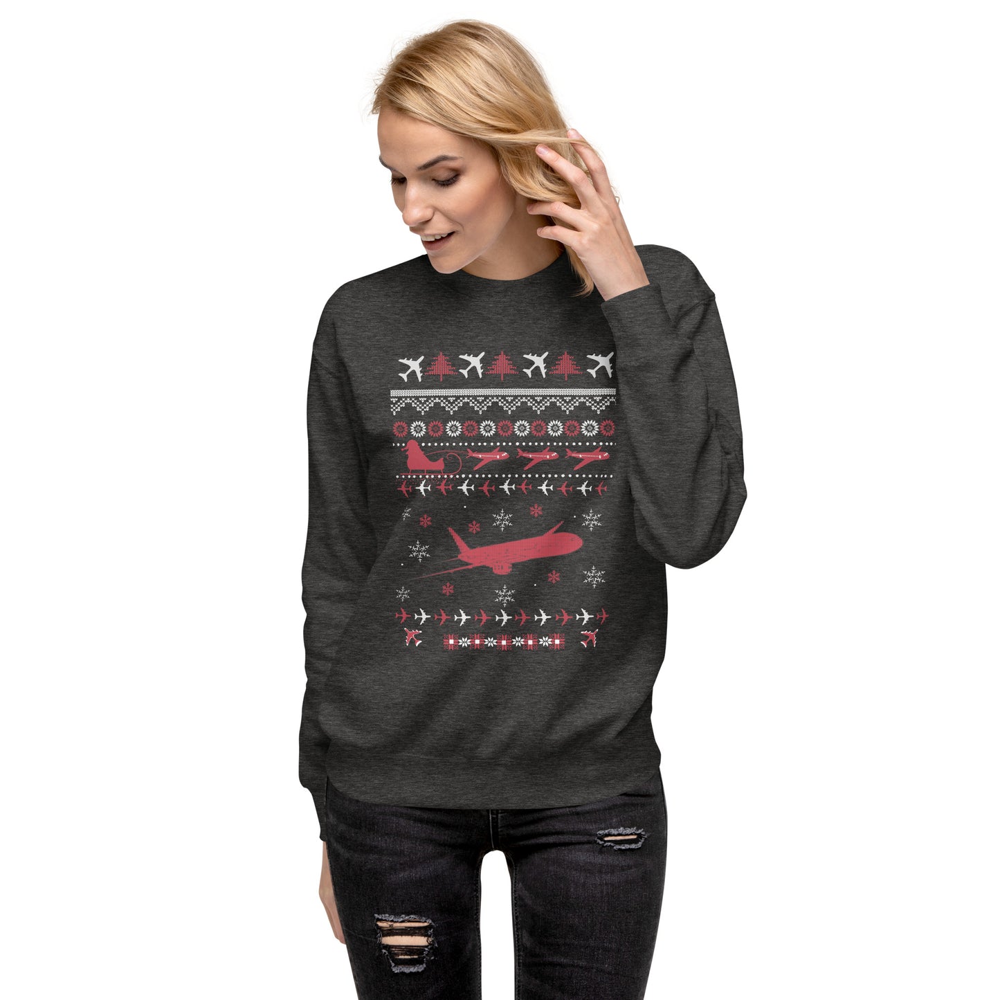 Ugly Christmas Sweater by Passenger Shaming - UNISEX - Charcoal