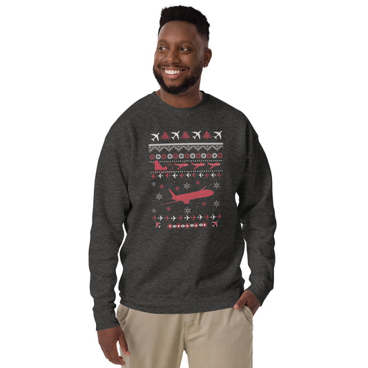 Ugly Christmas Sweater by Passenger Shaming - UNISEX - Charcoal