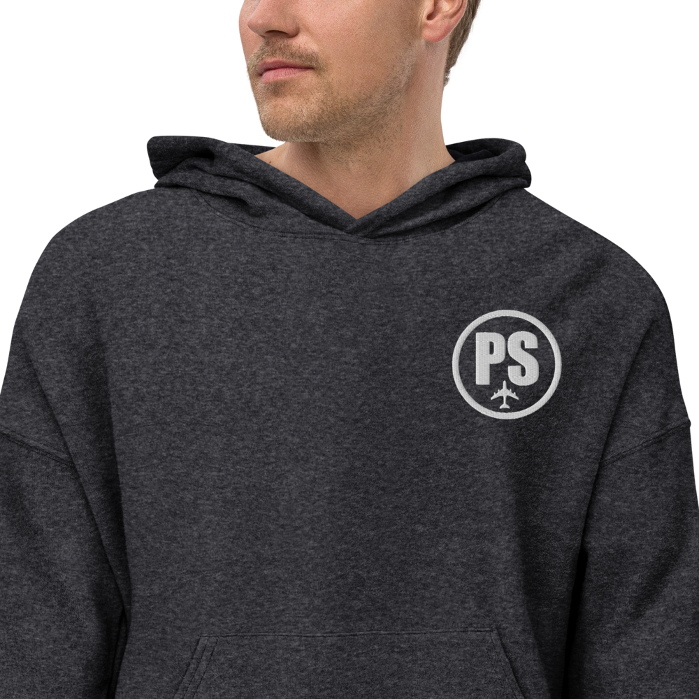 Embroidered PS Logo Sueded Fleece Hoodie - UNISEX