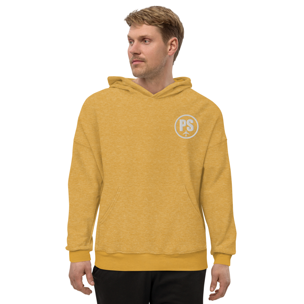 Embroidered PS Logo Sueded Fleece Hoodie - UNISEX