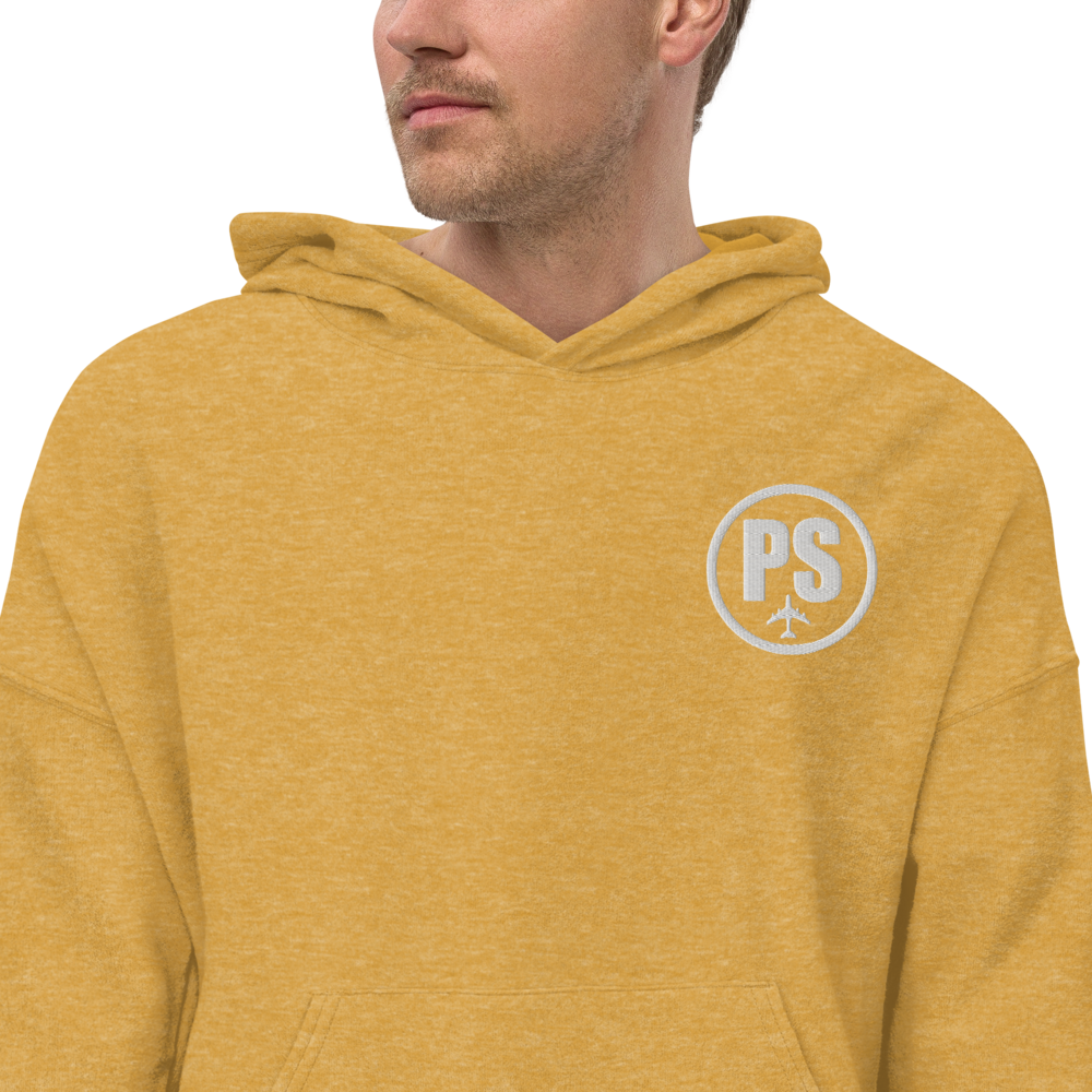 Embroidered PS Logo Sueded Fleece Hoodie - UNISEX