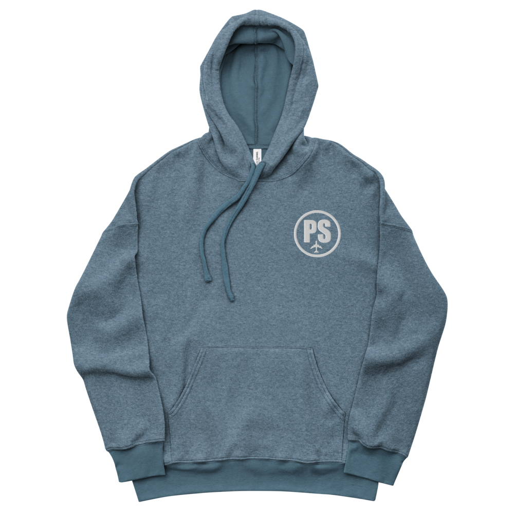 Embroidered PS Logo Sueded Fleece Hoodie - UNISEX