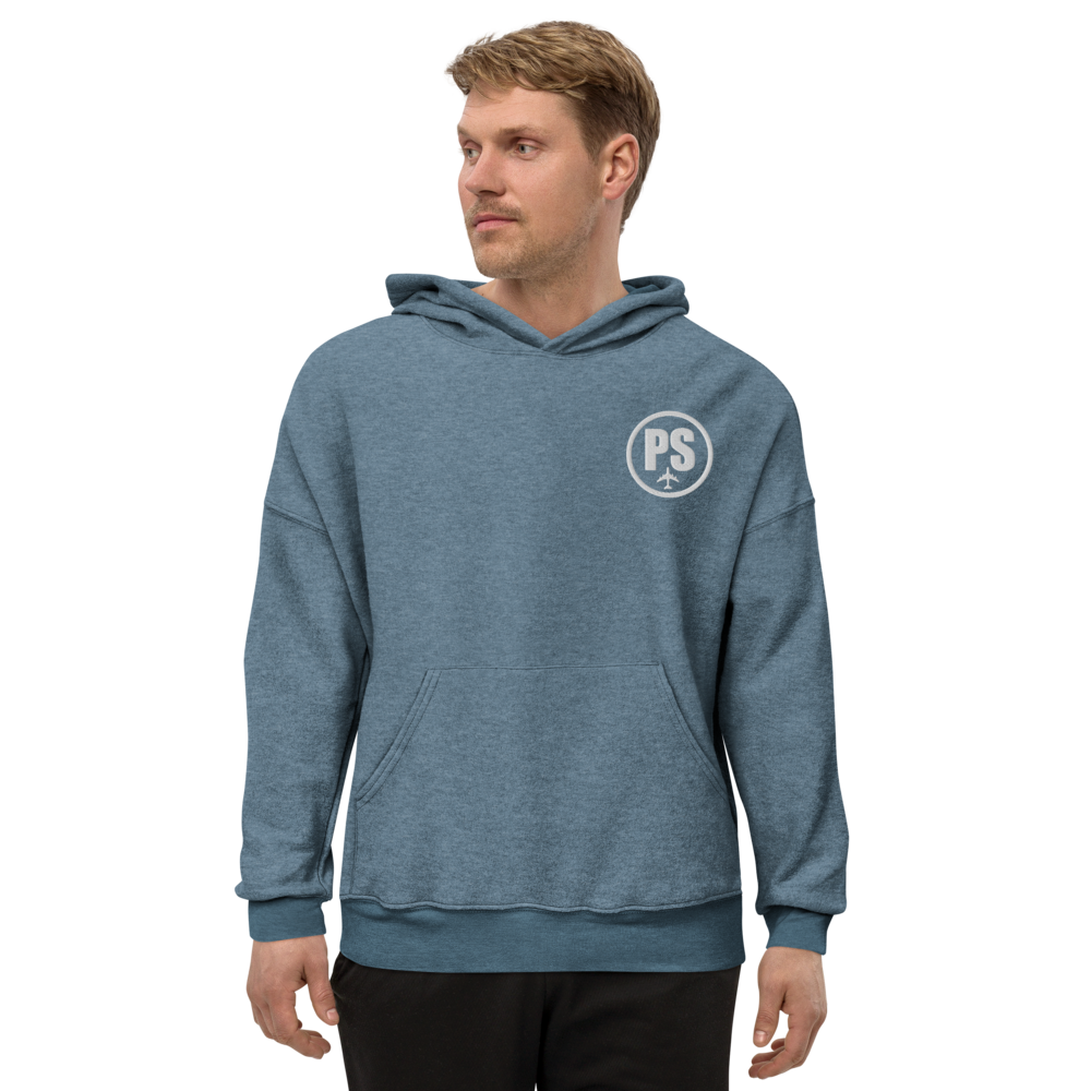 Embroidered PS Logo Sueded Fleece Hoodie - UNISEX