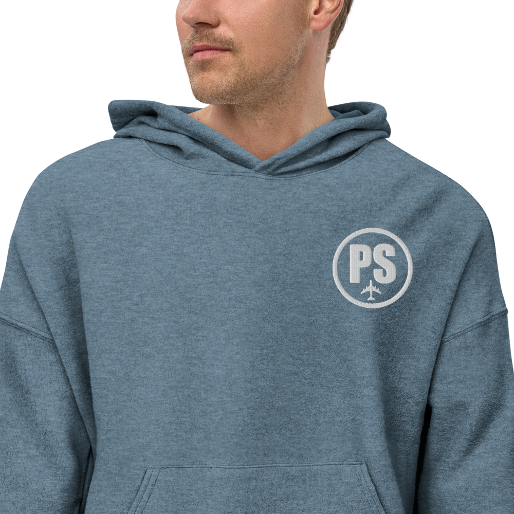 Embroidered PS Logo Sueded Fleece Hoodie - UNISEX