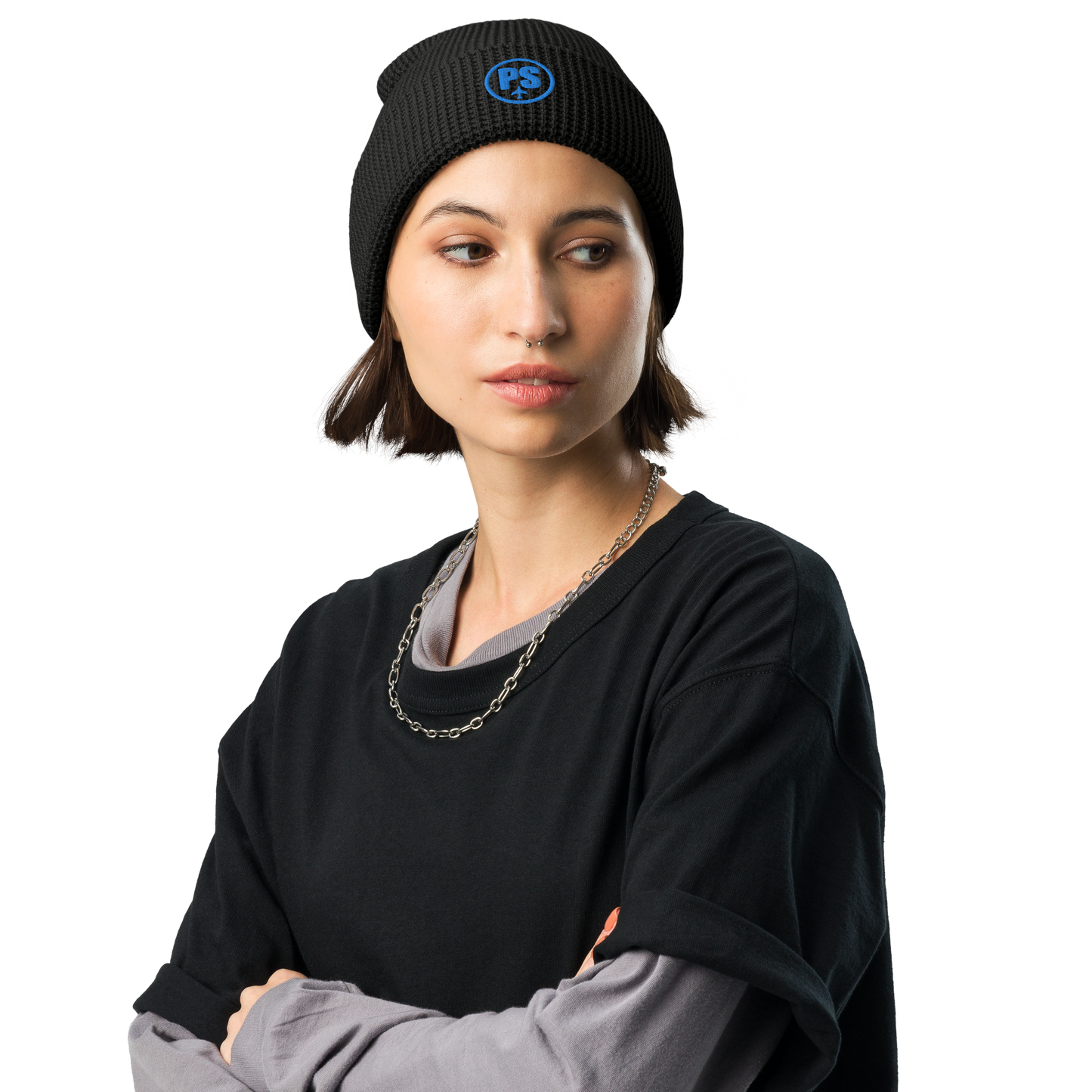 Passenger Shaming Logo Waffle Beanie - Embroidered - UNISEX