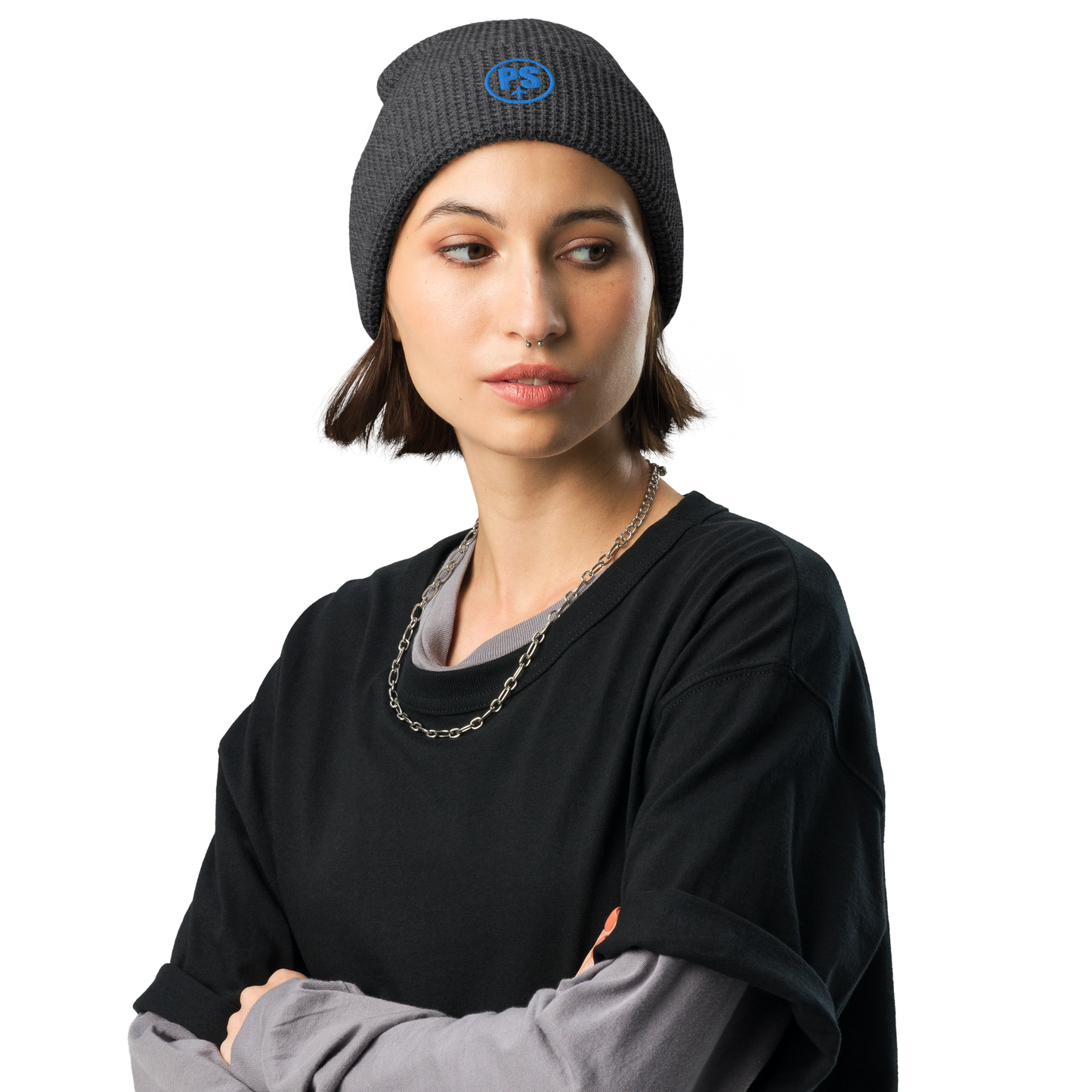 Passenger Shaming Logo Waffle Beanie - Embroidered - UNISEX